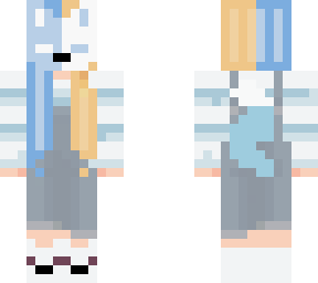 white wolf skin