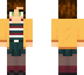 yellow cardigan