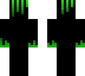 all black with green lasers