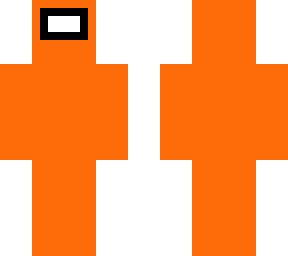 among us orange character