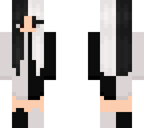 black and white