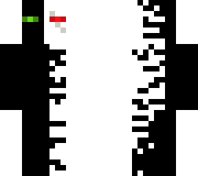 black and white enderman