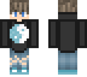 black cyan theme skin