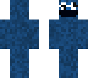 blue and red cookie monster