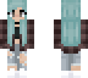 blue hair flannel girl (orignial by shutterspeed78)