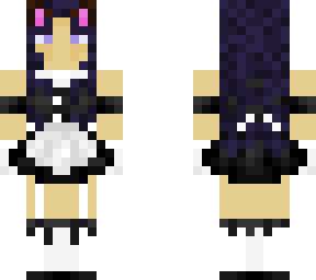 blue tint cat maid