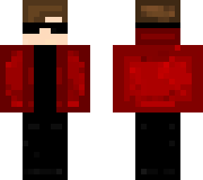 boy with red jacket