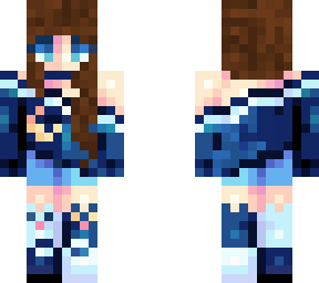 cool blue stellar girl edit