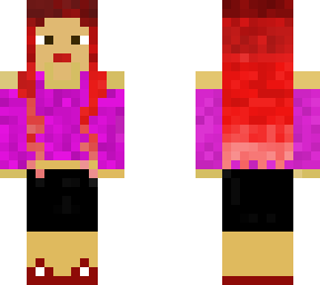 cool girl red