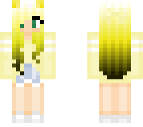 cute yellow girl (yellow ombre)
