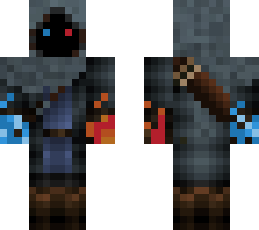 dark cloaked fire wielder