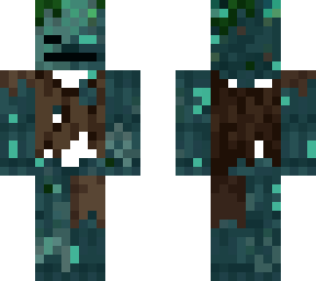 deep dark drowned skeleton