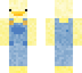duck in overalls.