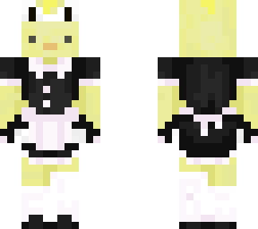 duck maid with cat ears