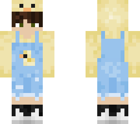 duck with overalls