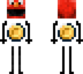 elmo with a coin