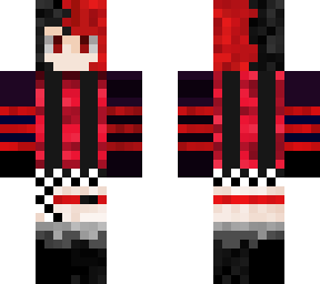 emo boyblack and red theme