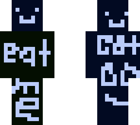 funny black and blue skin