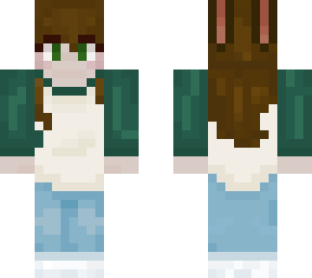 girl with bunny ears