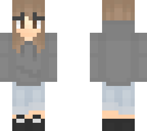 girl with grey hoodie