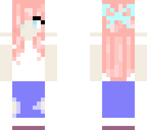 girl with ripped jeans ( the hair and eyes are not mine)