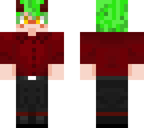 green hair demon