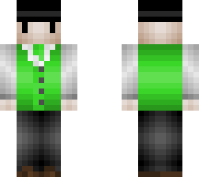 green suit