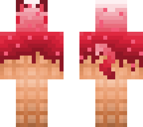 ice cream cat: raspberry ombre