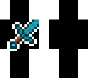 looks like a sticker, diamond sword