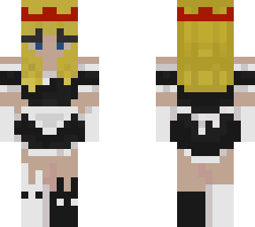 maid dress (blonde with blue eyes)