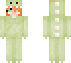 main outfit - dino onesie