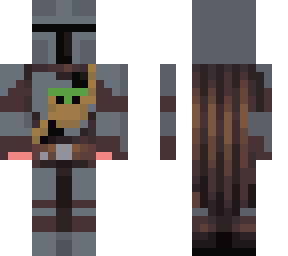 mandalorian con baby yoda