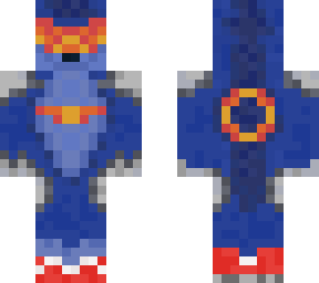 mecha sonic inspired skin
