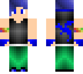miner - blue and black jacket