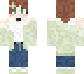 mint cardigan flower boy