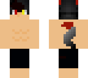 multicolored eye shadow flame wolf swimsuit fixed
