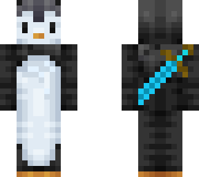 penguin with sword