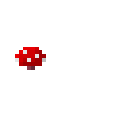 pixel art red mushroom