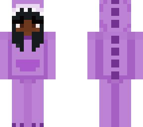 poc girl w/ purple dino onesie :) (not mine, edited!)