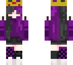 purple e-girl queen