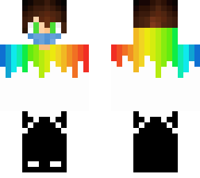 rainbow boy with mask