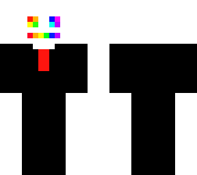 rainbow guy in a suit
