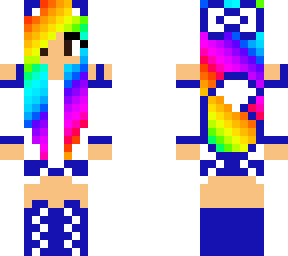rainbow wolf