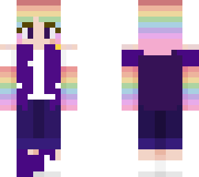 rainbowy plum pastel