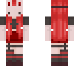 red bunny girl  bunny girl