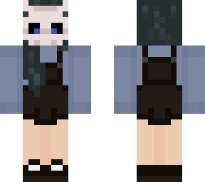skull girl + overalls + textures final