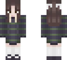 striped sweater girl