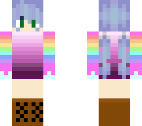 another weird skin (hair is not mine)