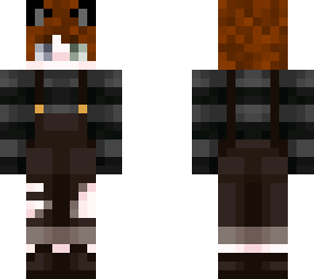 black overalls catboy