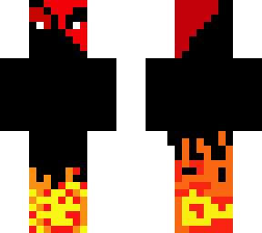 black red skin